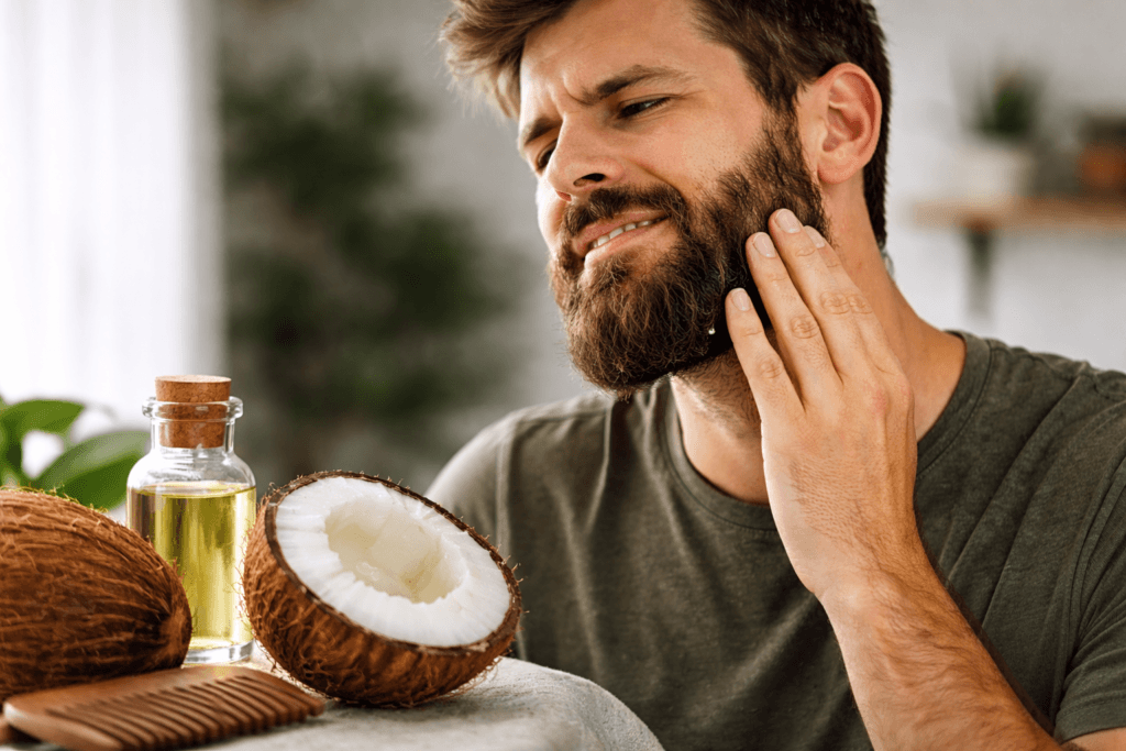 Can Coconut Oil Treat Beard Dandruff