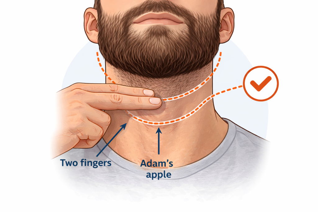 How to Trim a Beard Neckline 